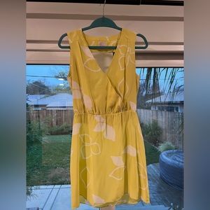 Parker Yellow Floral Dress